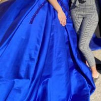 Официална рокля в турско синьо, снимка 1 - Рокли - 45074954