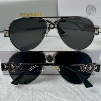 Versace мъжки слънчеви очила авиатор унисекс дамски , снимка 5 - Слънчеви и диоптрични очила - 45456955
