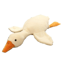 Възглавница във формата на голяма, плюшена, бяла гъска, снимка 7 - Плюшени играчки - 45037202