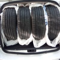 Продавам 4бр запазени летни гуми Bridgestone, снимка 1 - Гуми и джанти - 45455088