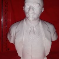 Гипсова скулптура на Ленин. СССР. възстановен, снимка 3 - Други ценни предмети - 45546368