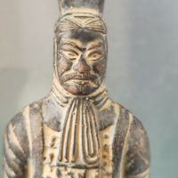 Теракотен Войн китайска фигура , снимка 2 - Антикварни и старинни предмети - 45811181