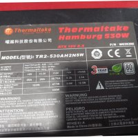 компютърно захранване Thermaltake 530w, снимка 3 - Захранвания и кутии - 45058916