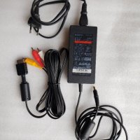 Оригинален захранващ адаптер 8,5v за Ps2+AV кабел Ps1, ps2,ps3, снимка 1 - Игри за PlayStation - 45314494
