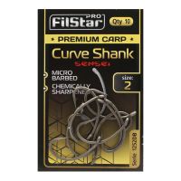 Куки F1252DB Premium Carp Curve Shank, снимка 5 - Такъми - 45428283