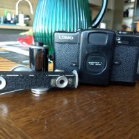Сервизиран фотоапарат Lomo LC-A (Lomo Kompakt Automat) / Minitar 1 32mm f2.8 и филм, снимка 1 - Фотоапарати - 38995500