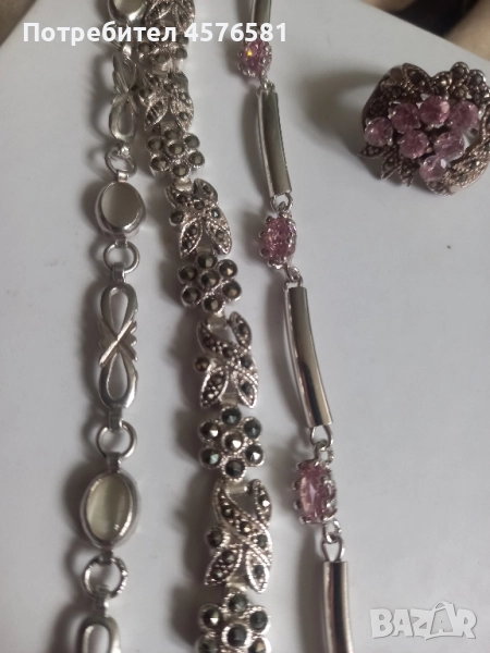 чисто нови гривни сребро 925, снимка 1