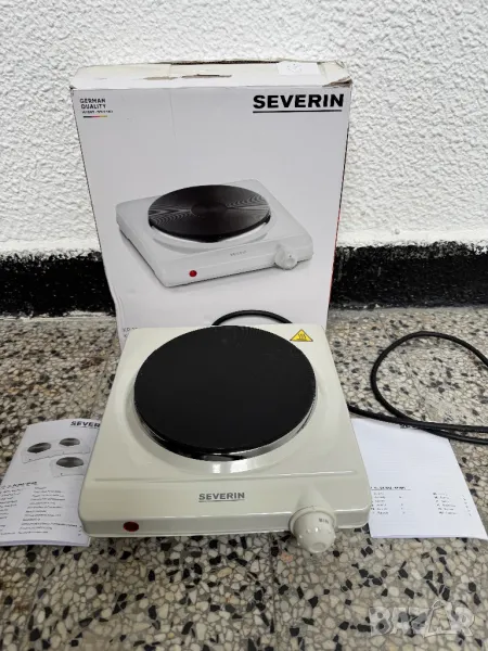 Електрически Котлон Severin KP 1091, 1500W, 18.5см Чугунена Плоча, Безстепенно Регулиране!, снимка 1