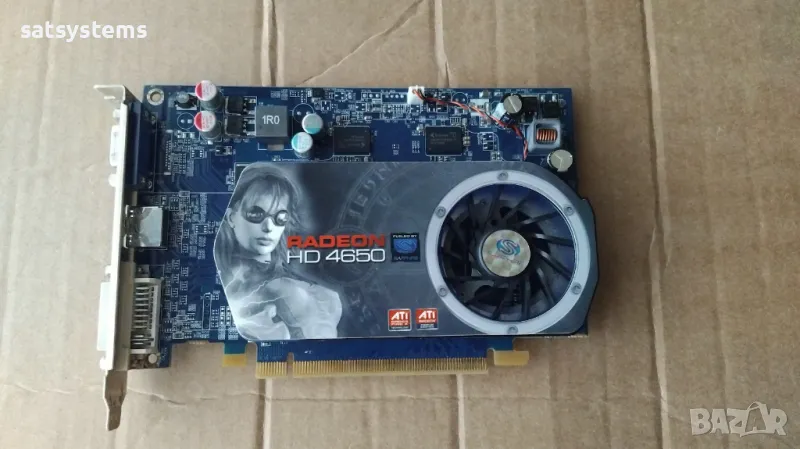 Видео карта ATi Radeon Sapphire HD 4650 HDMI 512MB GDDR3 128bit PCI-E, снимка 1