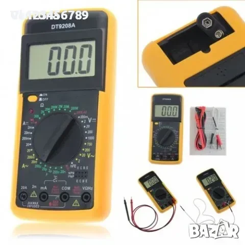 Дигитален мултицет DT-9208A, снимка 1