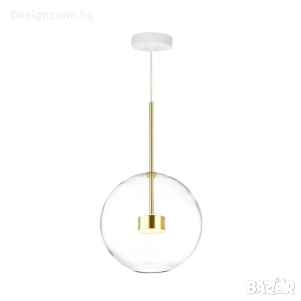 Висящ стъклен LED Пендел Orbital 1, снимка 1