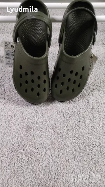 детски(унисекс )гумени чехли,каки, снимка 1