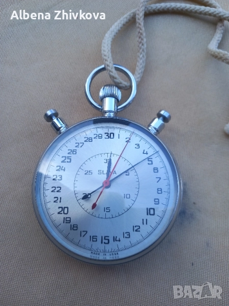 голям хронометър СССР Цепи секундата на 100тни, снимка 1