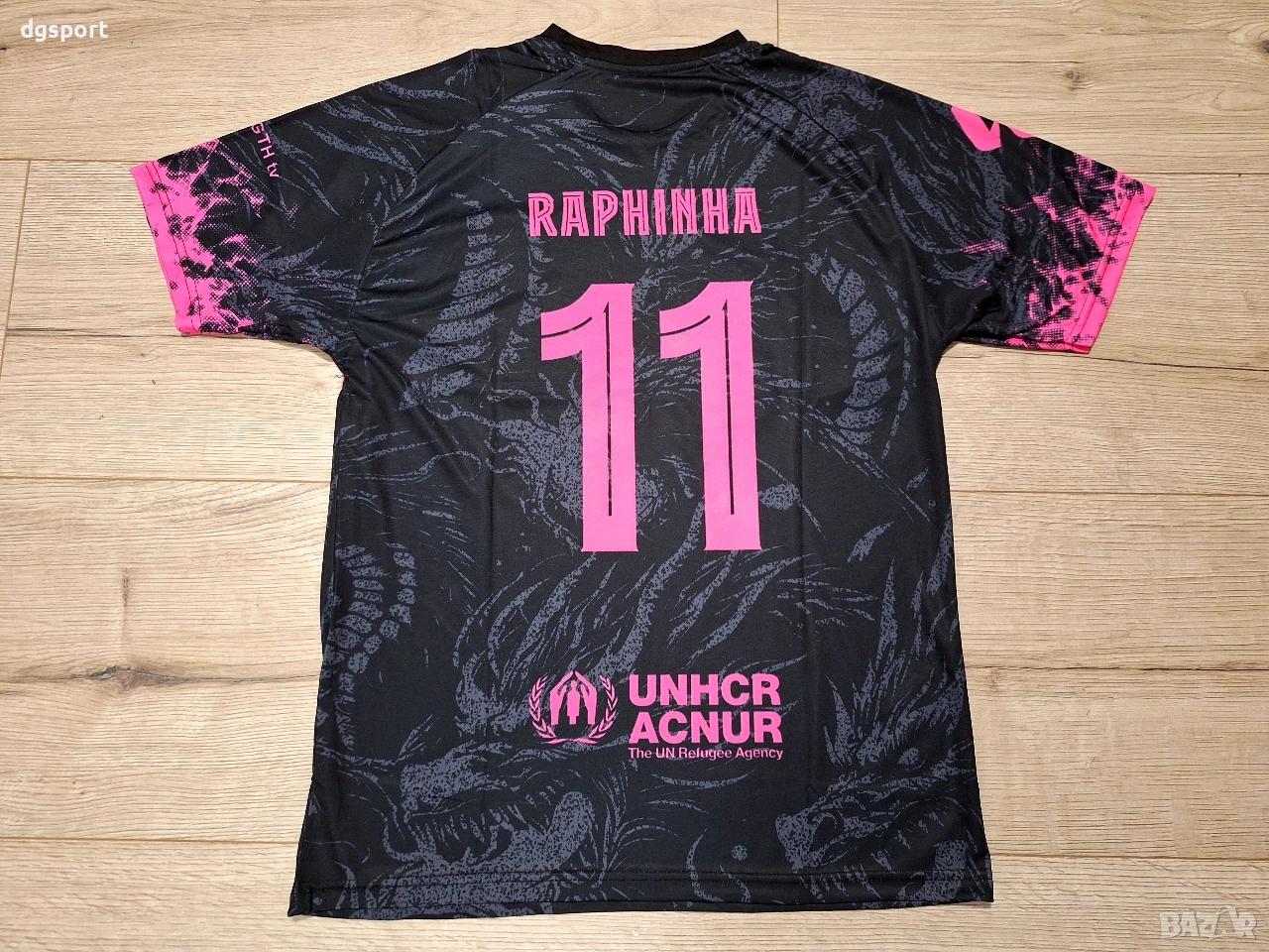 Флуоресцентна футболна фланелка на Барселона #Рафиня#11!, снимка 1