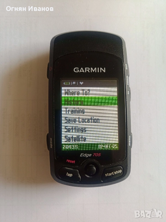Велонавигация Garmin Edge 705, снимка 1