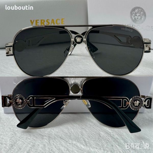 Versace мъжки слънчеви очила авиатор унисекс дамски, снимка 1