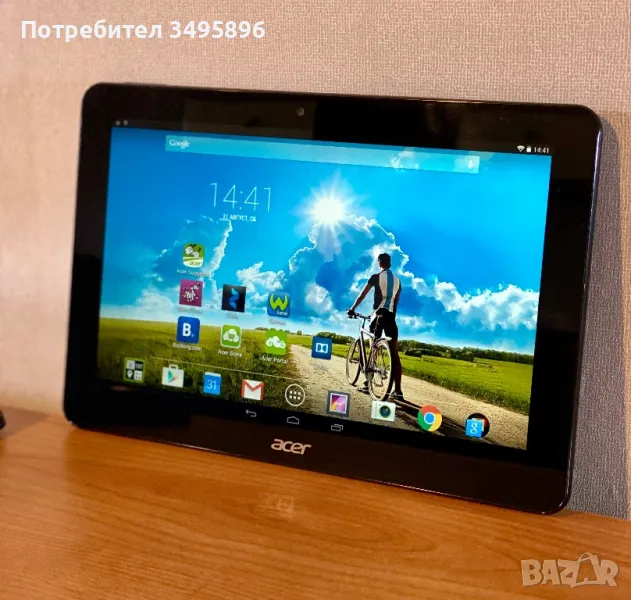 Таблет Acer Iconia Tab 10 4 ядрен / 32GB / 1GB / 10.1 инча, снимка 1