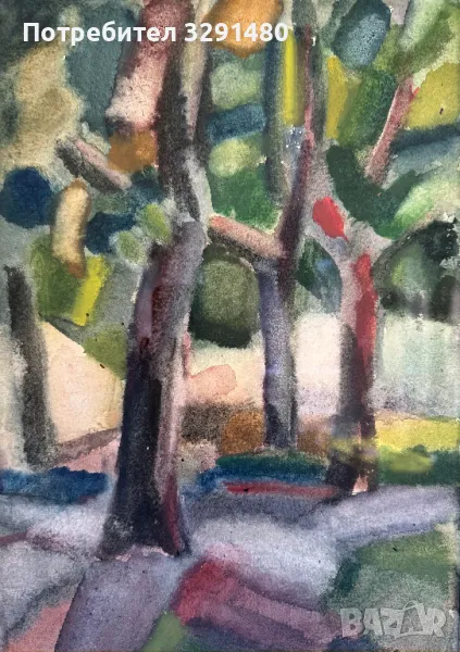 Картина Генко Генков акварел, снимка 1