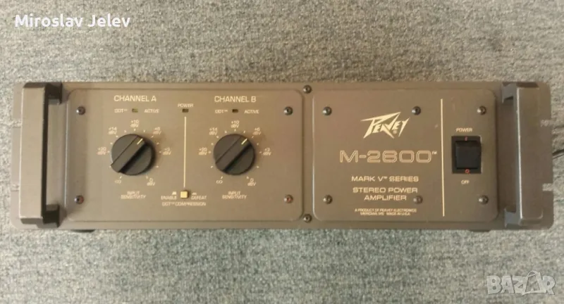 Peavey M2600 Mark Stereo Power Amplifier 

, снимка 1