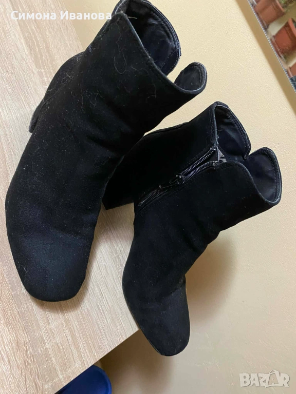 Дамски боти на ток, снимка 1