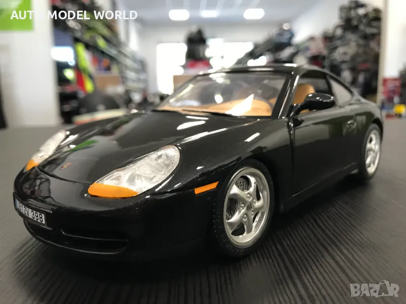 Метална колекционерска количка BBURAGO PORSCHE 996 1997г.1:18 НОВА, снимка 1