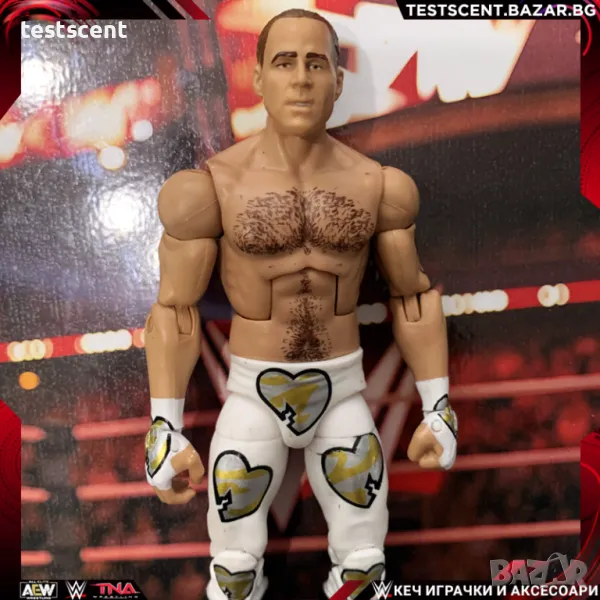 Екшън фигура WWE Shawn Michaels HBK Elite Wrestlemania Exclusive Mattel WWF Шон Майкълс, снимка 1