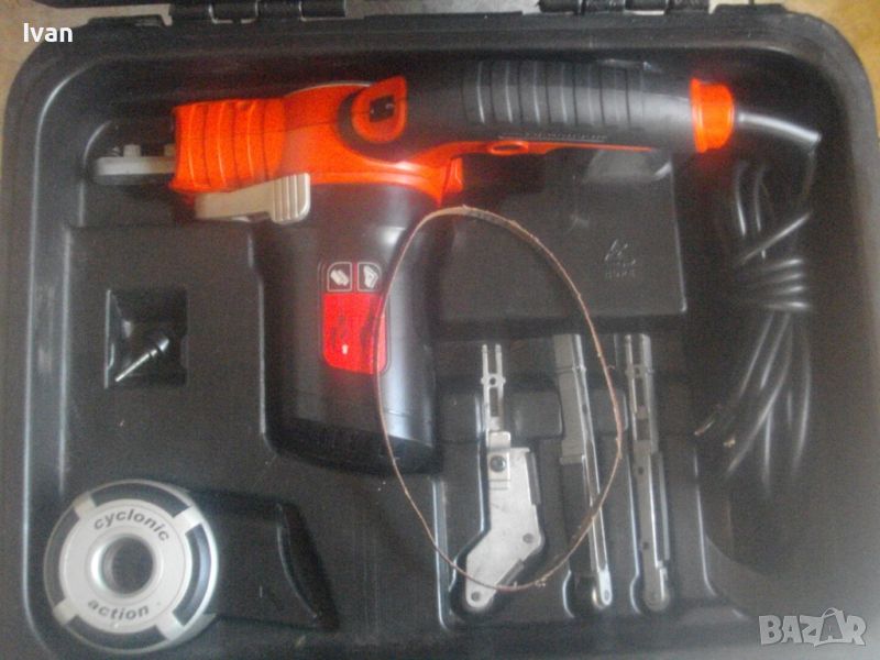 400W/900-1600 об/мин-Ел.Мини Лентов Шлайф Ел.Пила-BLACK DECKER KA902E-Пълен Комплект 3 Рамена/Филтър, снимка 1