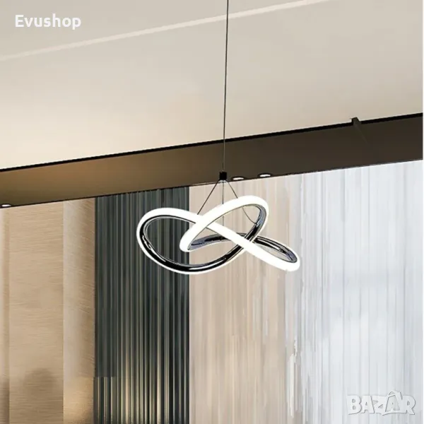 Висяща лампа с бяла LED светлина, снимка 1