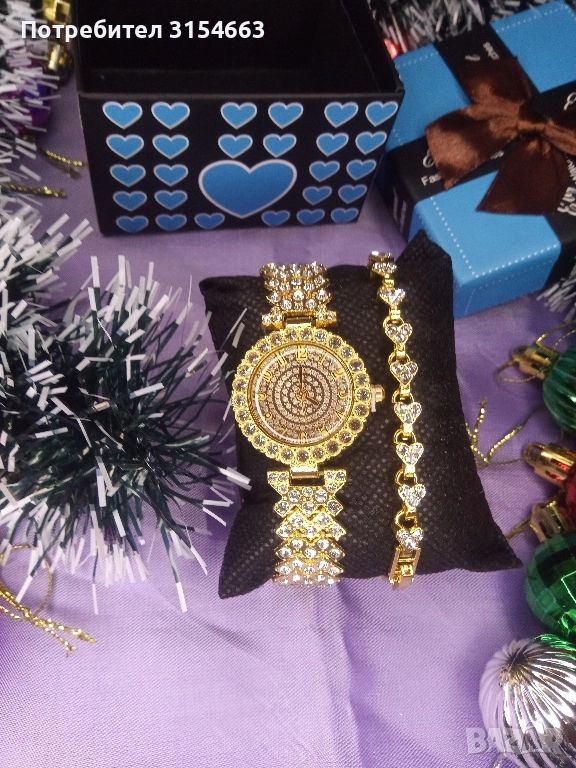 Дамски часовник с гривна , снимка 1