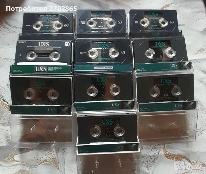 Aудио касети SONY UX-S - Хром , снимка 1