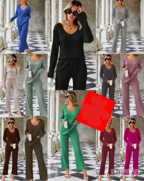 дамски екипи блуза и панталон рипс, снимка 1