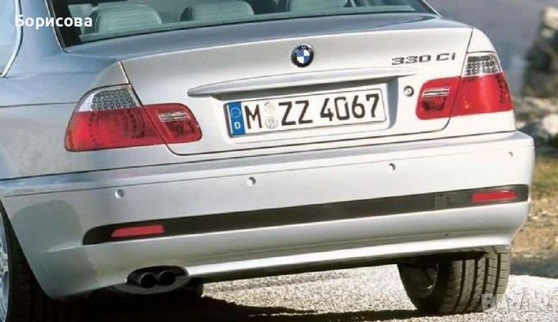 Капачка и рефлектор за задна броня на BMW, снимка 1