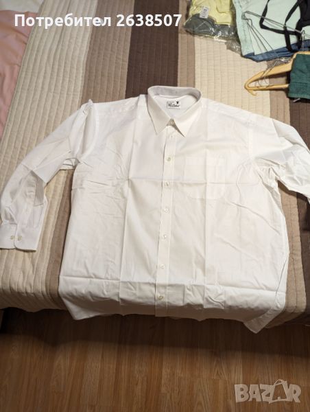 Продавам мъжки бели ризи 3бр., снимка 1