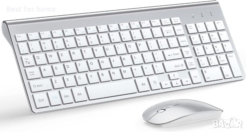 Безжична клавиатура и мишка TopMate Ultra Slim Combo, 2.4G, снимка 1