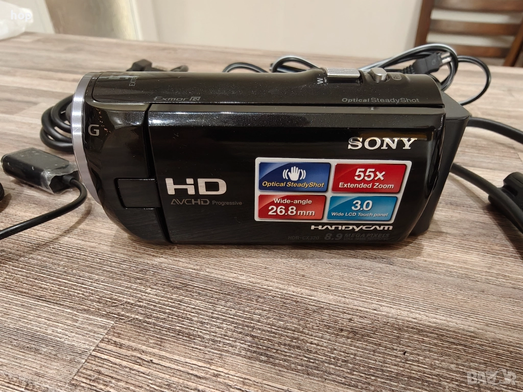 Sony HDR-CX320E видокамера, снимка 1