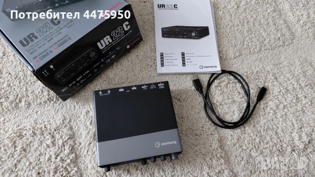 USB аудио интерфейс Steinberg UR22C