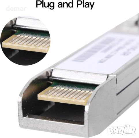 toolco 2 броя 10G Sfp LC MMF300m 10GBase-SR SFP+ трансивър, 10G 850nm MMF, до 300 метра, снимка 4 - Друга електроника - 45558211