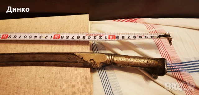 Гръцки ятаган 19век оригинал., снимка 10 - Антикварни и старинни предмети - 51326008