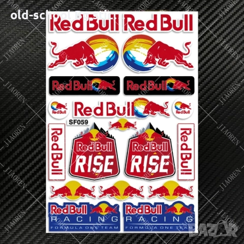 Стикери Red Bull (A4), снимка 18 - Други - 47136268