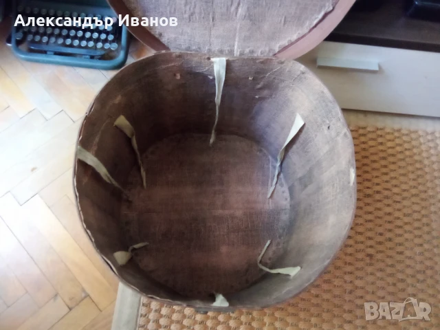 Стара кутия за шапки Христо Т. Желязковъ, снимка 9 - Колекции - 51383063