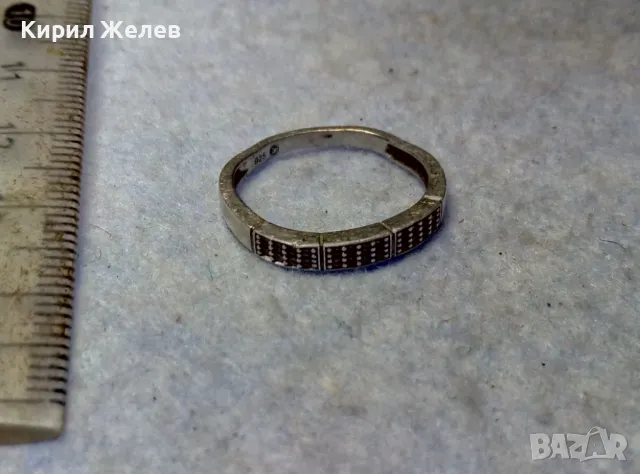 SWAROVSKI СКЪПОЦЕНЕН СРЕБЪРЕН ПРЪСТЕН СРЕБРО 925 с ЩЕМПЕЛ ЛЕБЕД на СВАРОВСКИ 47530, снимка 3 - Пръстени - 49733202