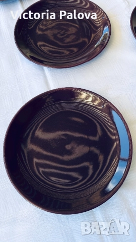 Керамични чинии с цветно остъклено покритие, снимка 16 - Чинии - 51507837