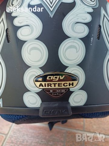 AGV Air Tech Каска Мотор , снимка 2 - Аксесоари и консумативи - 46417044