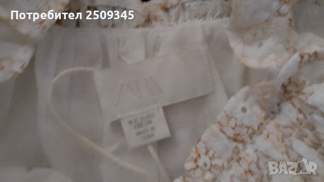 Рокля Zara6-7год, снимка 2 - Детски рокли и поли - 54302898