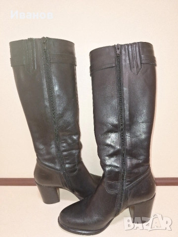 Продавам дамски кожени ботуши , снимка 4 - Дамски ботуши - 51612196