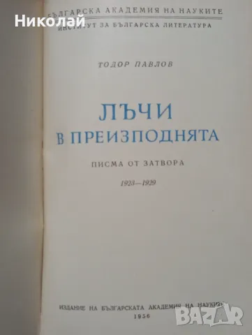 Лъчи в преизподнята - Тодор Павлов, снимка 2 - Художествена литература - 48641446