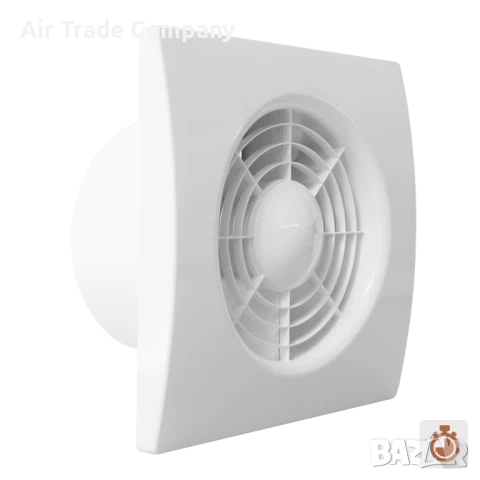 QS/ Ø150T – Вентилатор за баня с клапа и таймер