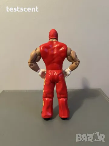 Екшън фигура WWE Rey Mysterio Рей Мистерио 2003 Red Jakks Pacific USA figure играчка, снимка 6 - Колекции - 48437730