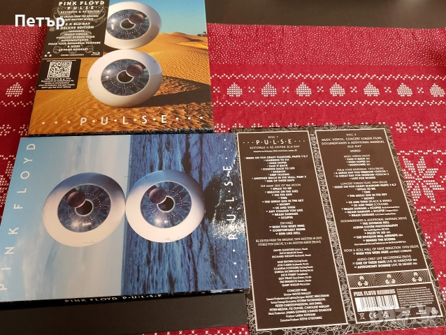 Продавам сет от два блу рей диска на Pink Floyd-P.U.L.S.E., снимка 3 - DVD дискове - 53431560