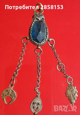 Старинен сребърен накит за глава,от Възрожденския период, снимка 1 - Антикварни и старинни предмети - 45960162